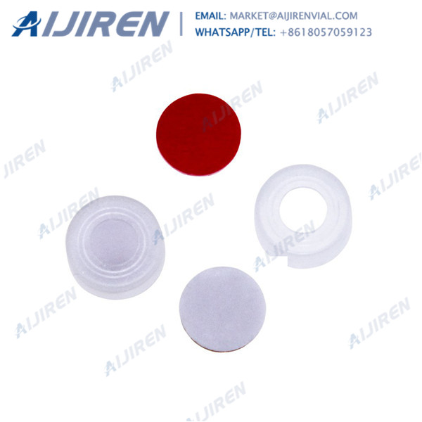 screw septum cap for crimp vial